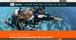 Desktop Screenshot of happydivers.cz